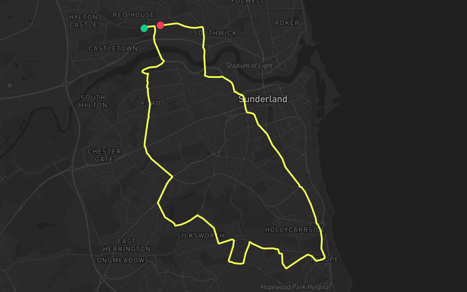 Route 5 route map