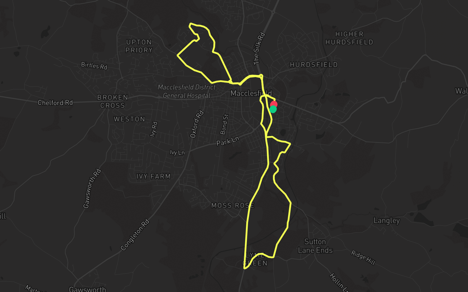 Route 5 route map