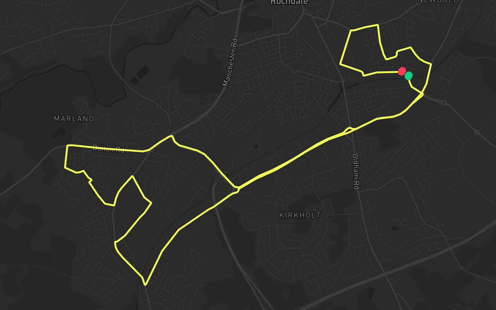Route 5 route map