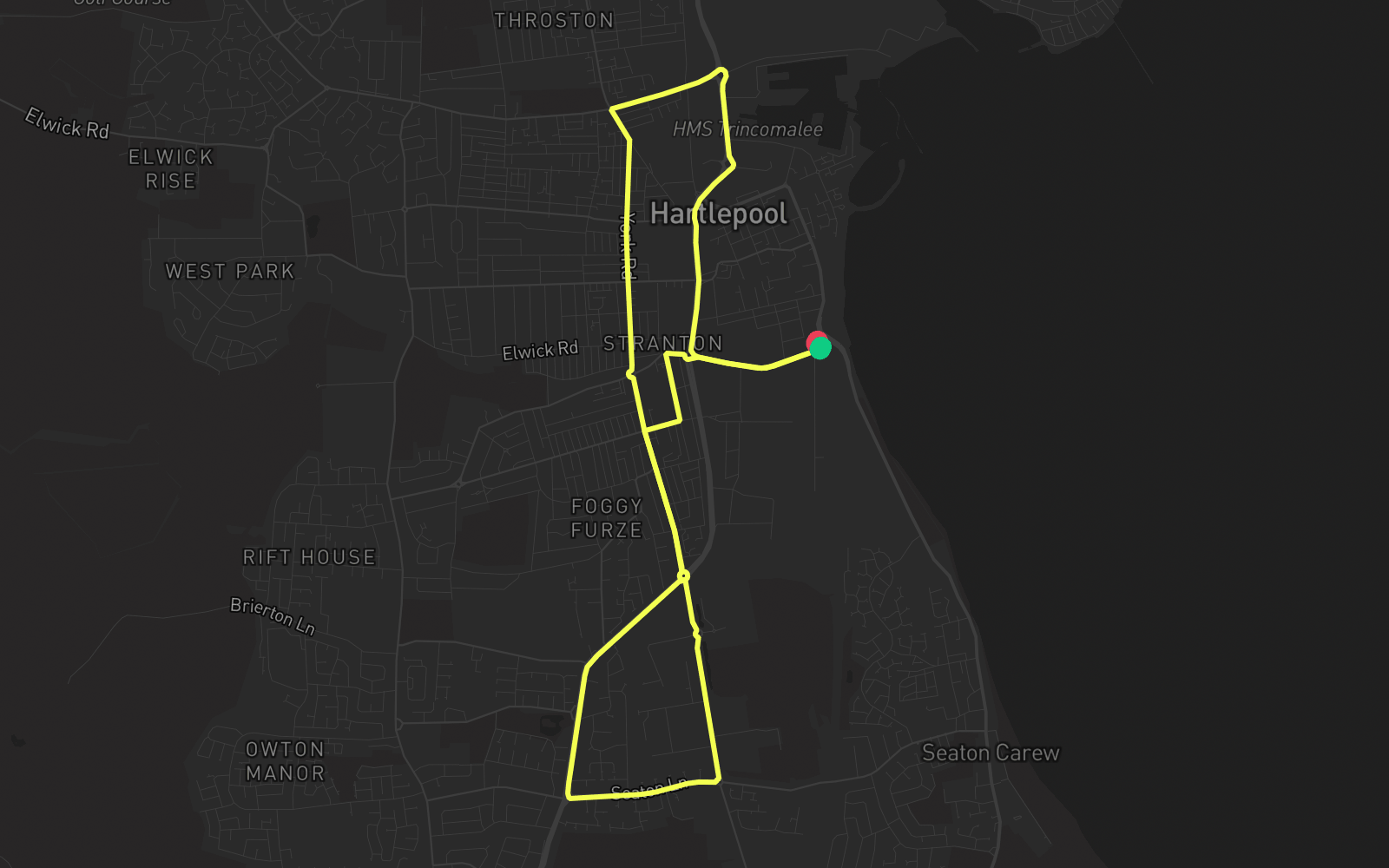 Route 4 route map