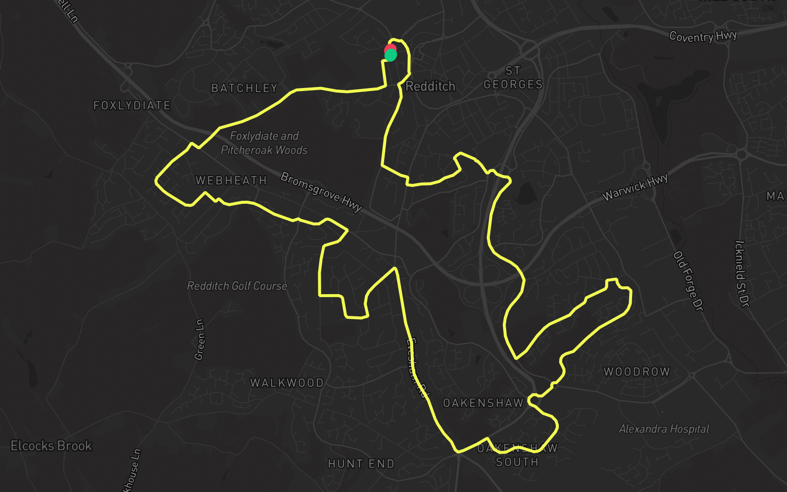 Route 5 route map