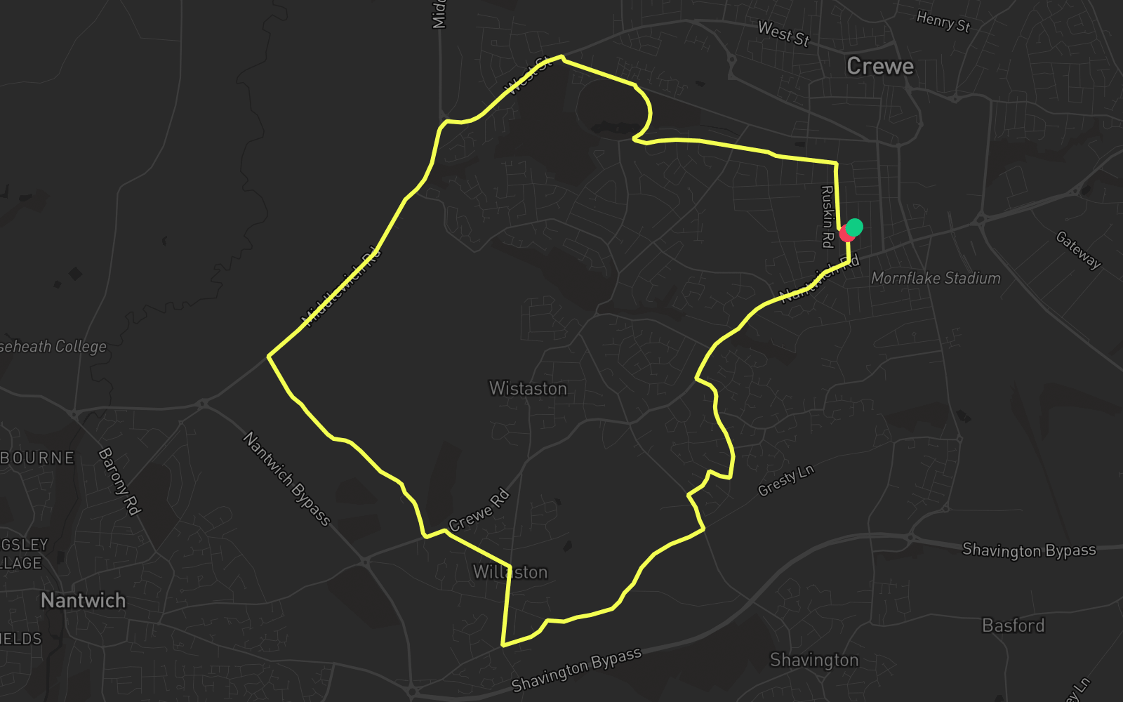 Route 3 route map