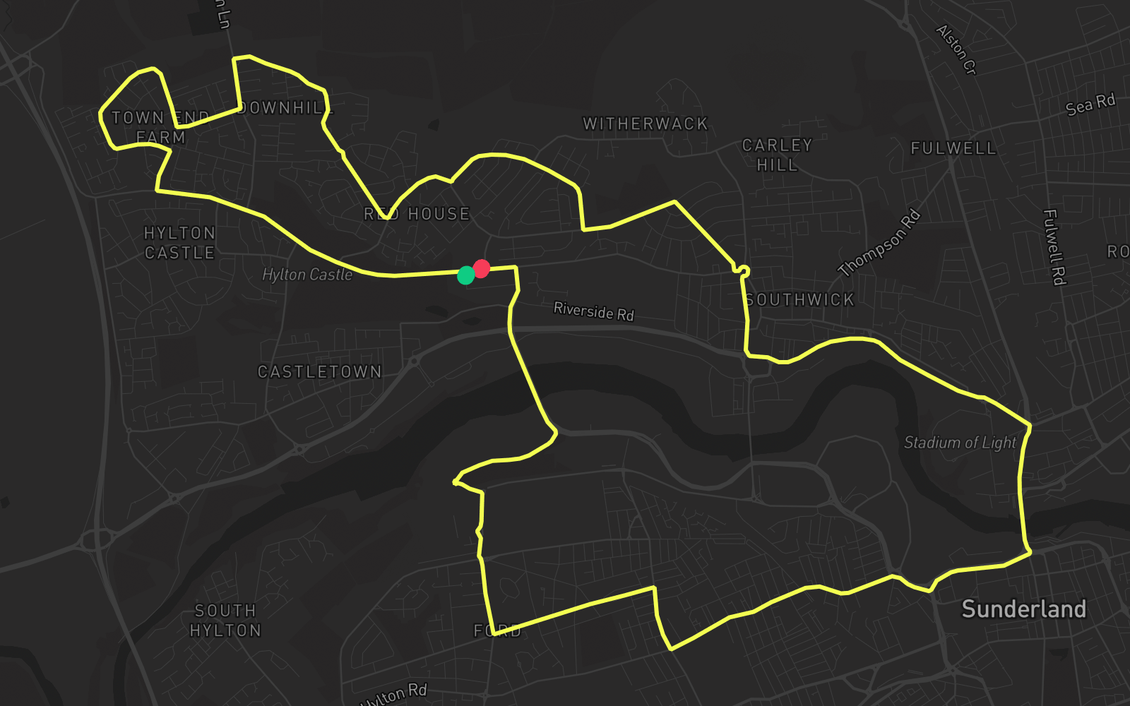 Route 1 route map