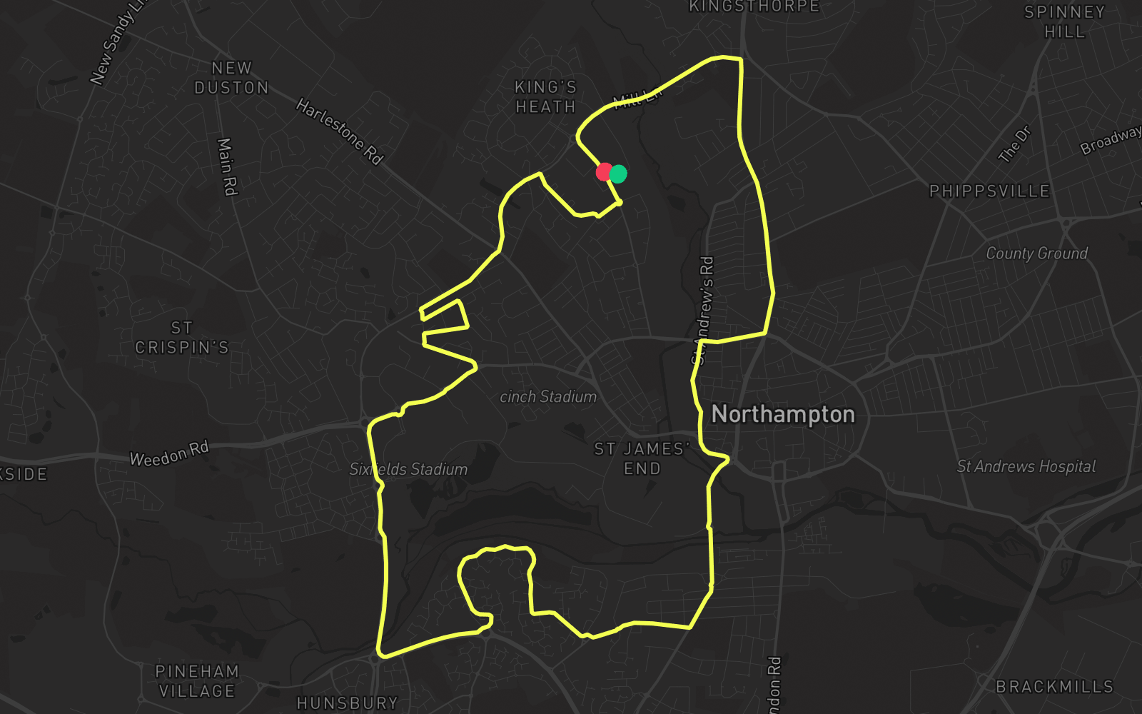 Route 5 route map