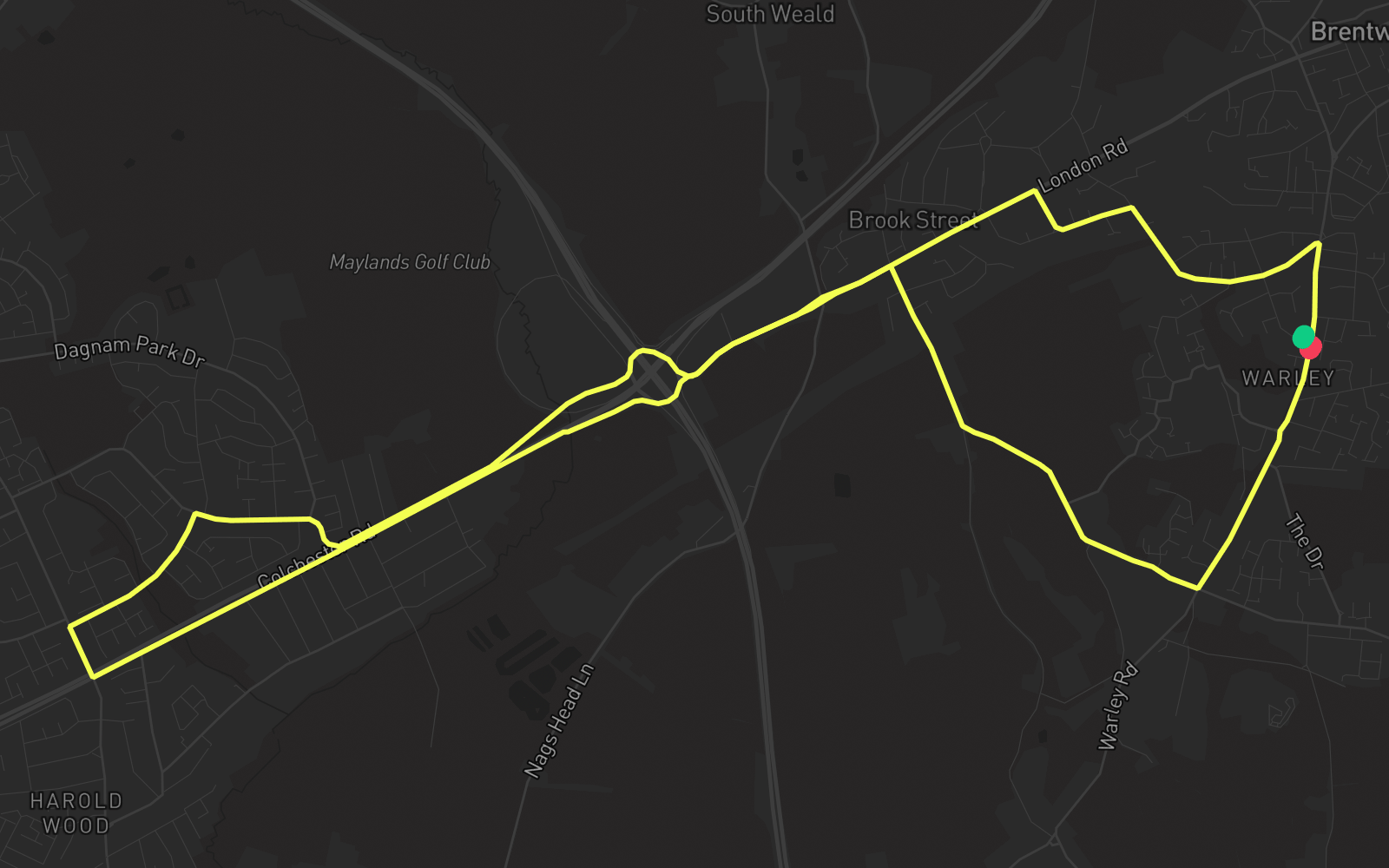 Route 2 route map