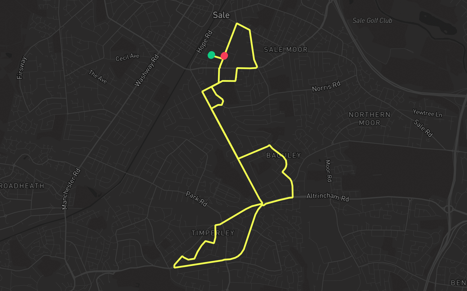 Route 1 route map