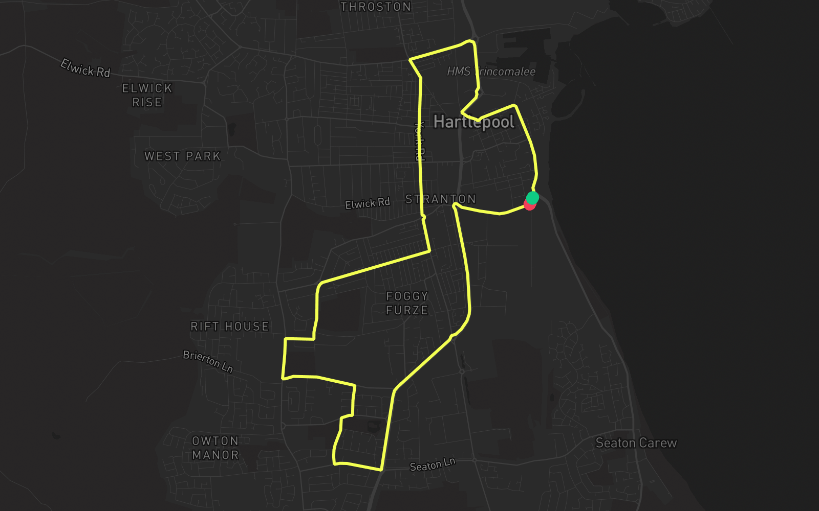 Route 5 route map