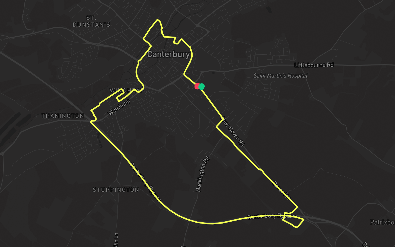 Route 3 route map
