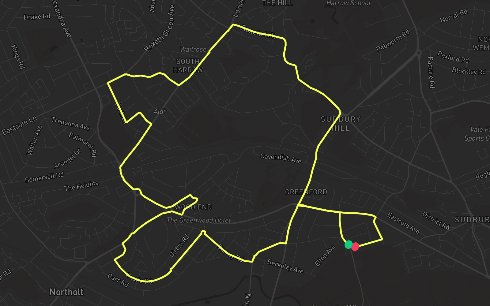 Route 2 route map