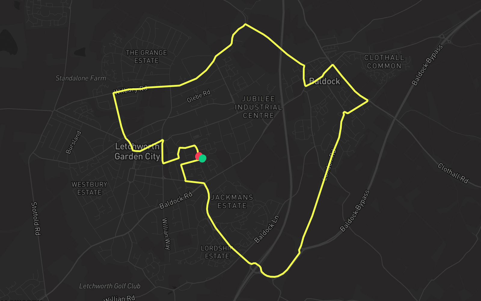 Route 4 route map