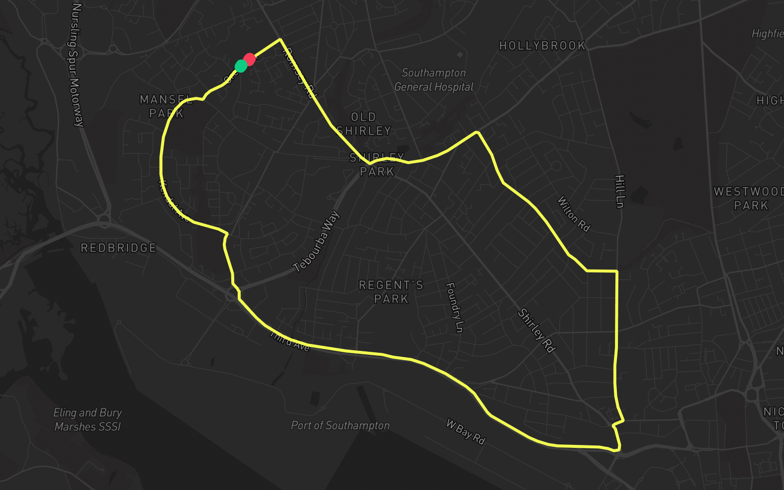 Route 4 route map