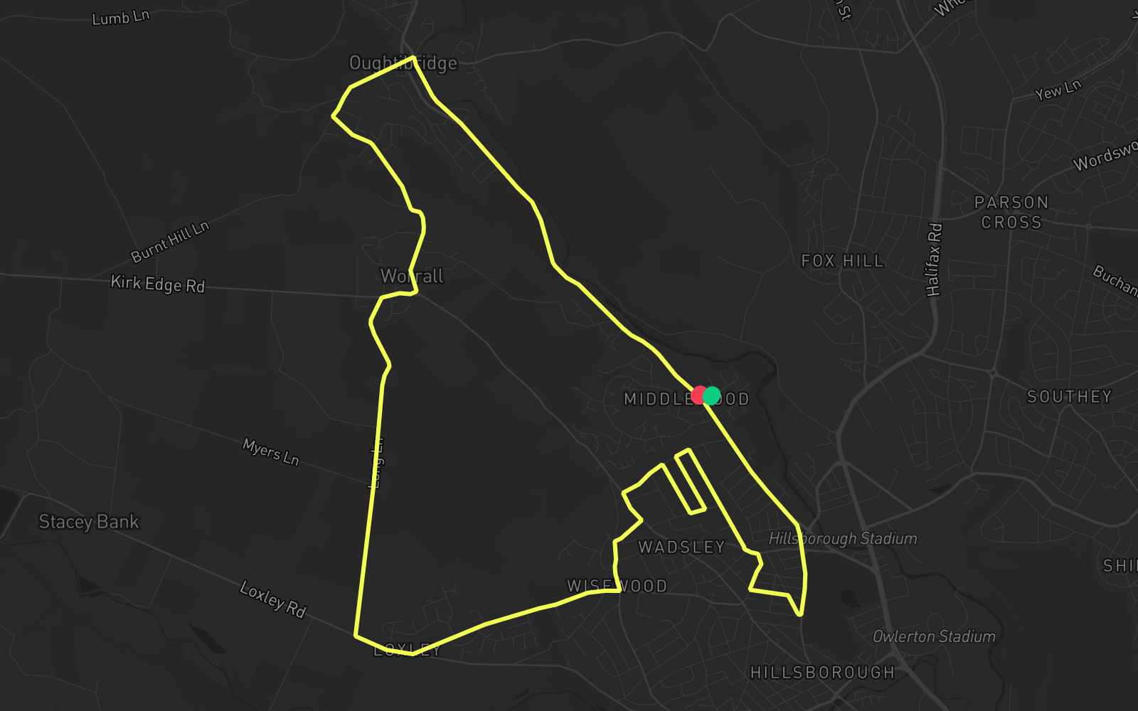 Route 1 route map