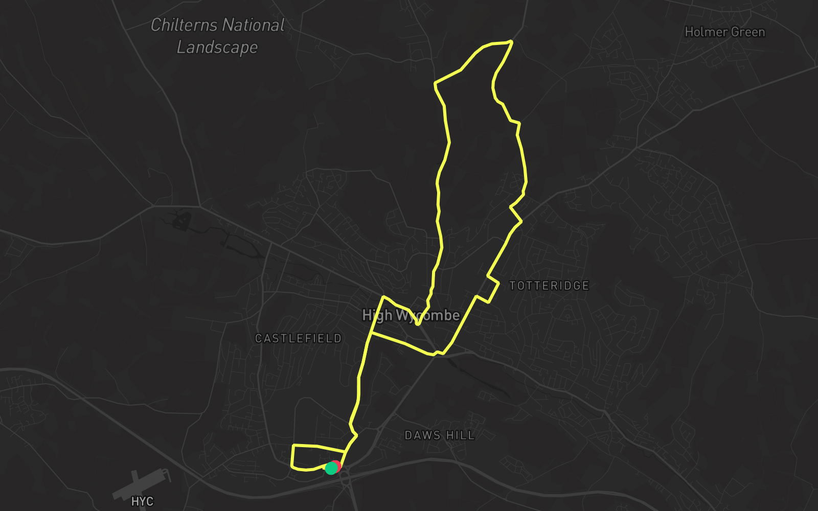 Route 5 route map