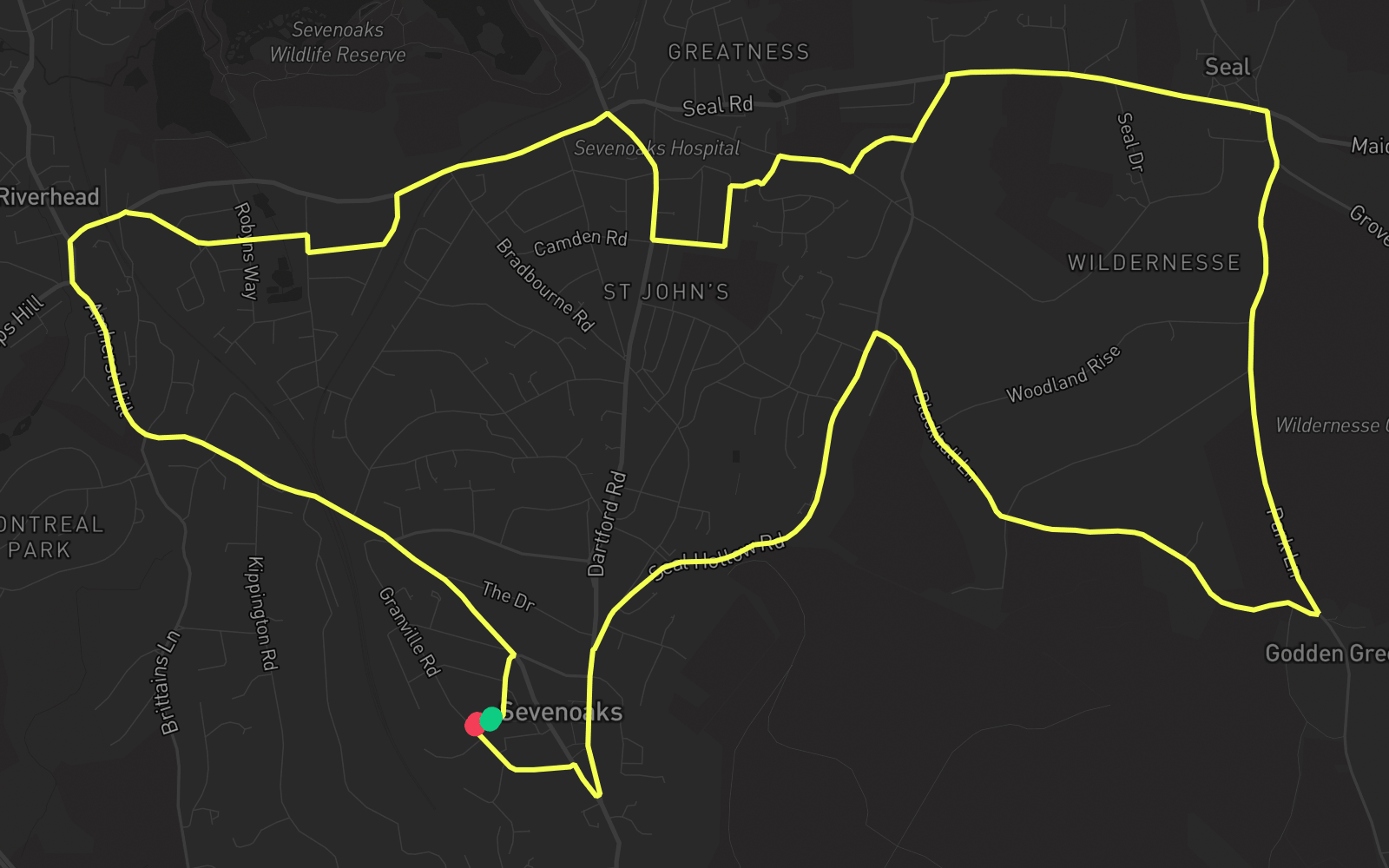 Route 5 route map