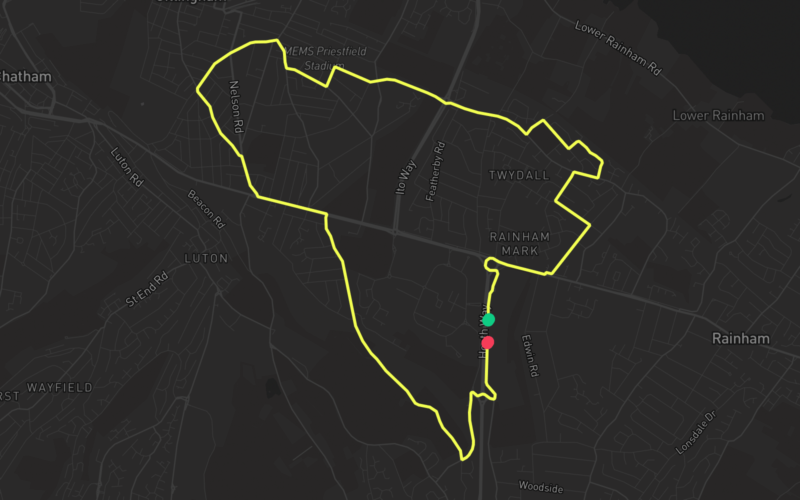 Route 4 route map