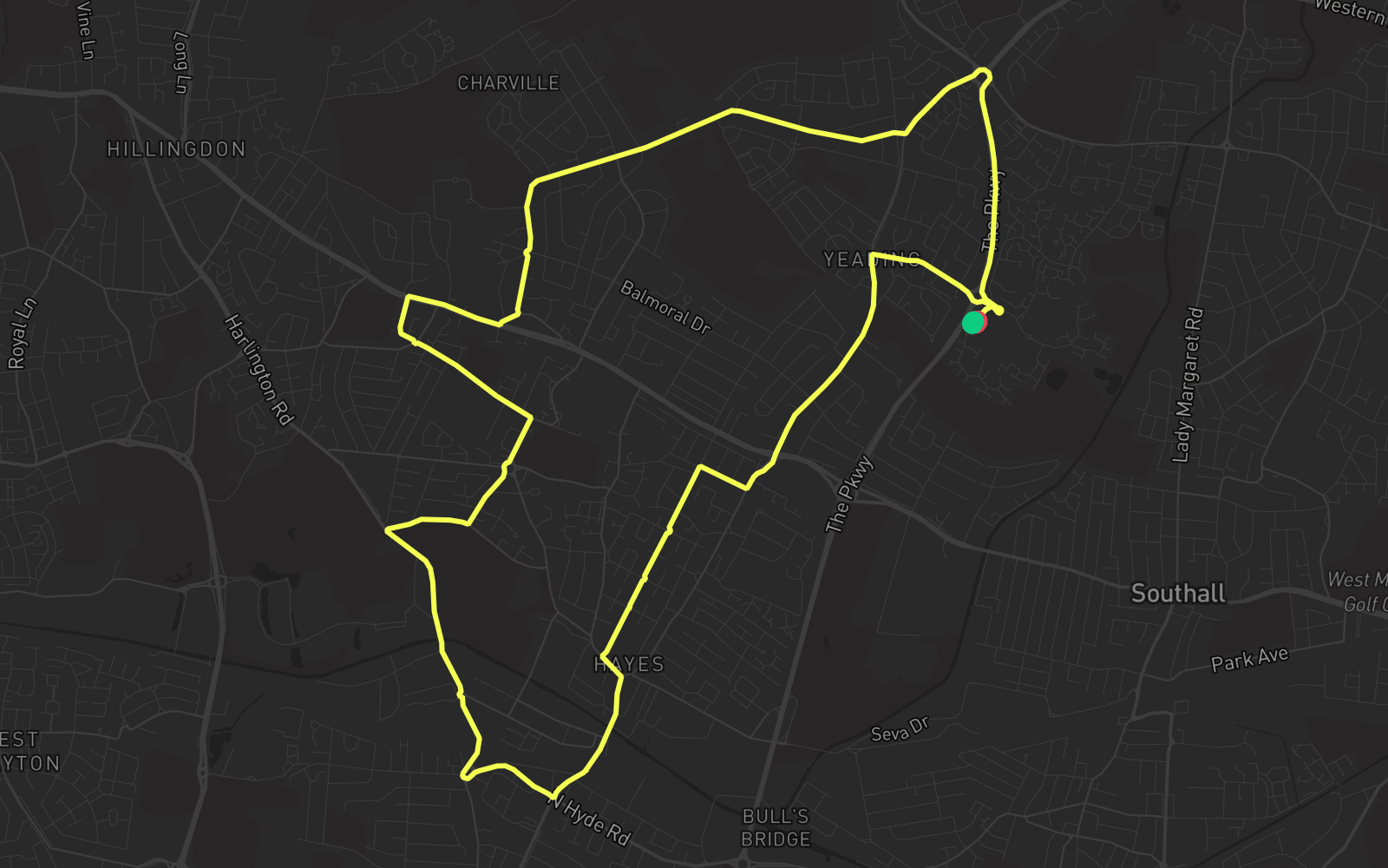 Route 5 route map