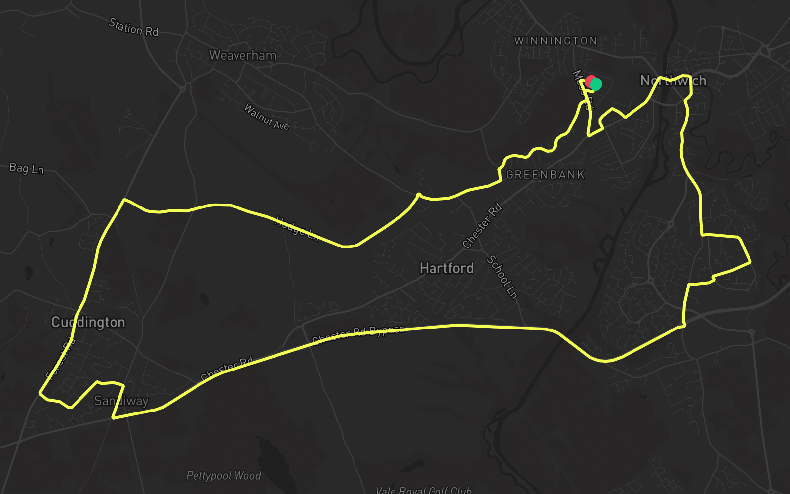 Route 5 route map