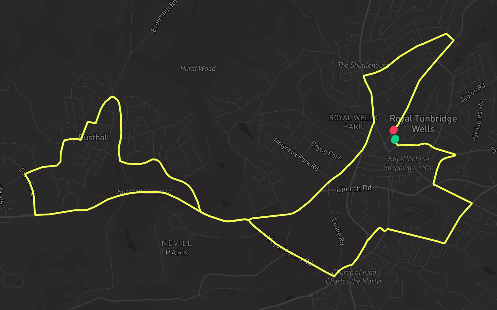 Route 5 route map