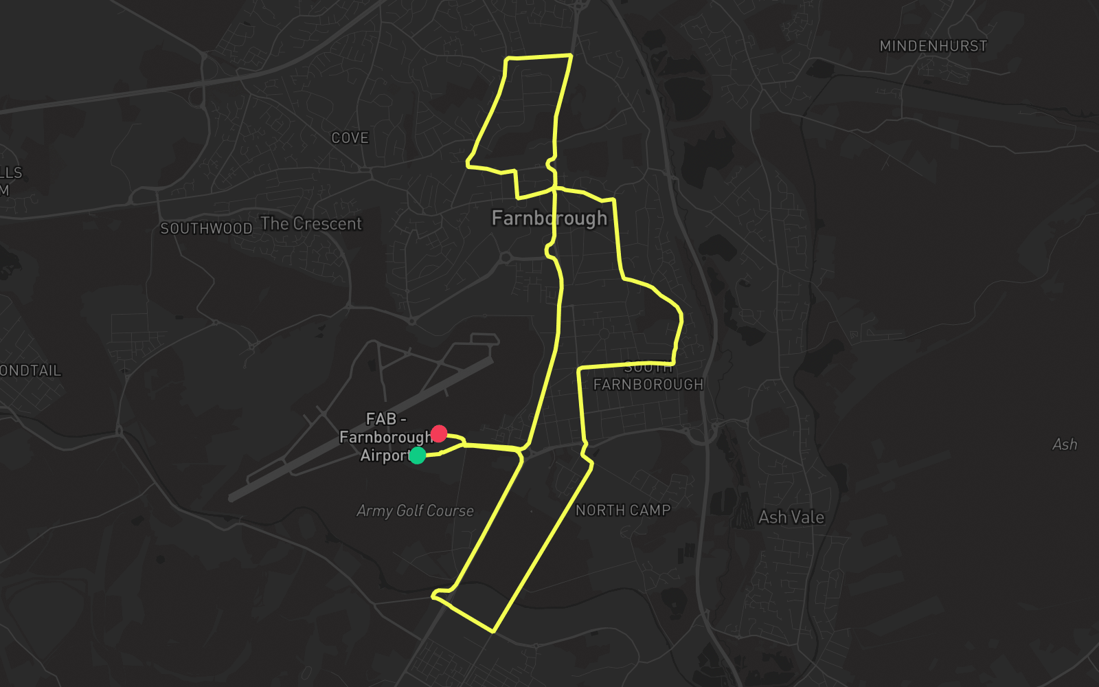 Route 4 route map