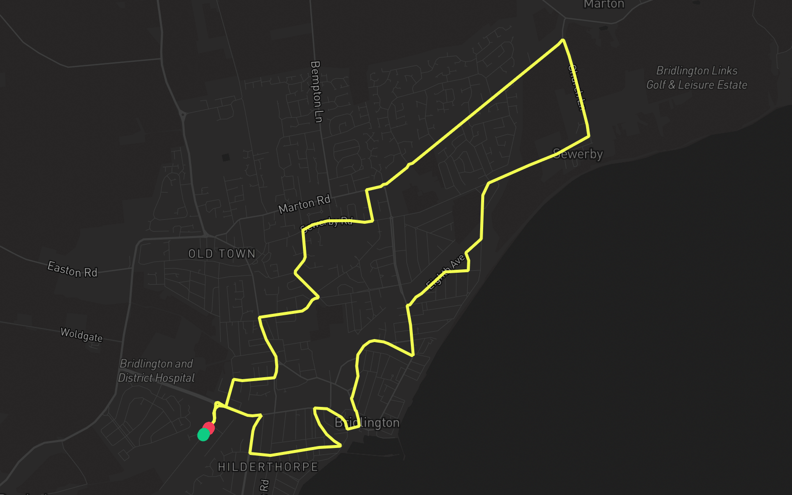 Route 5 route map