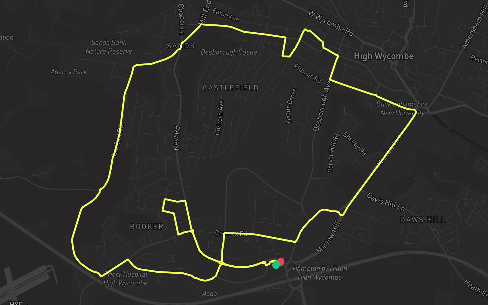 Route 3 route map