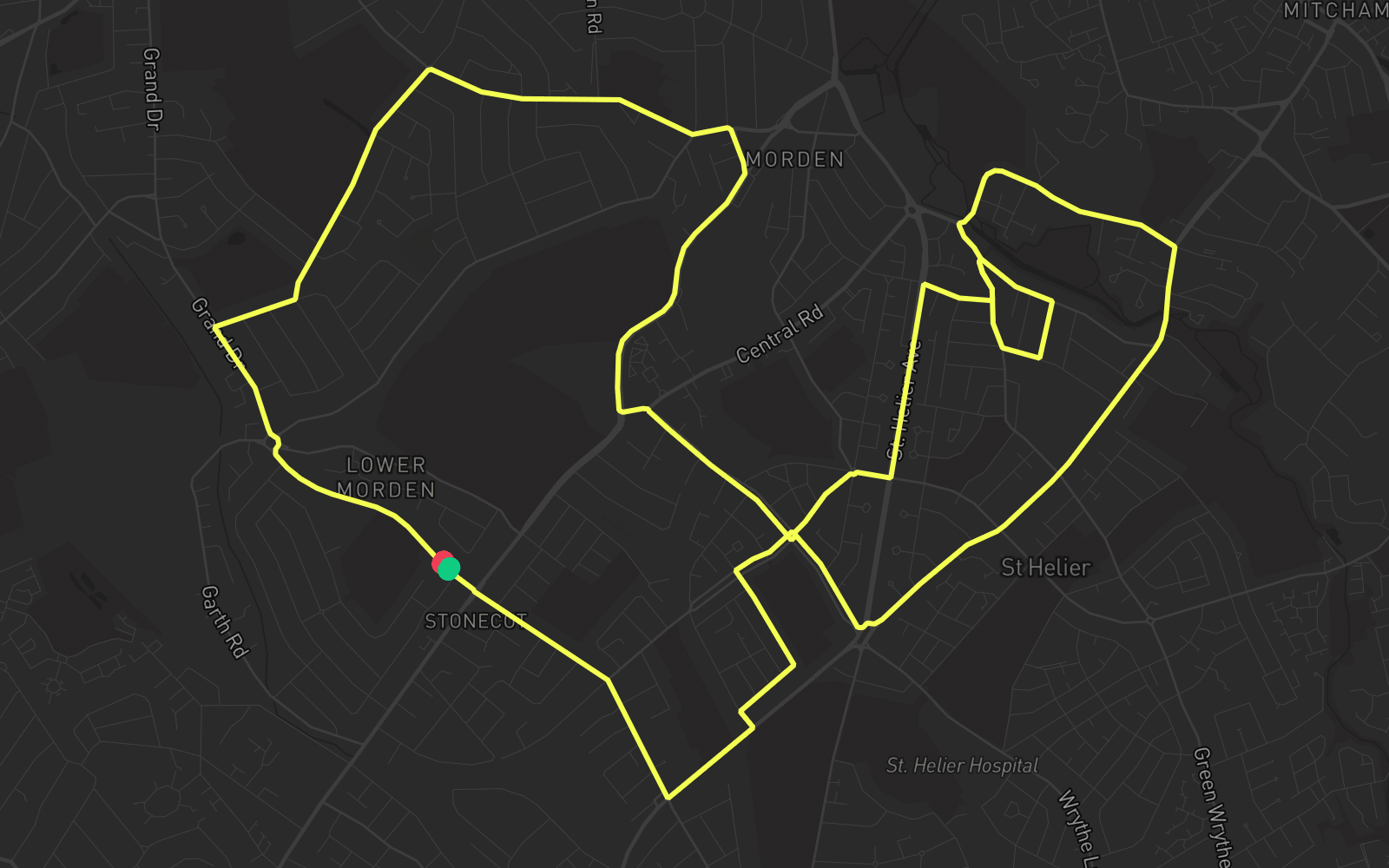 Route 5 route map