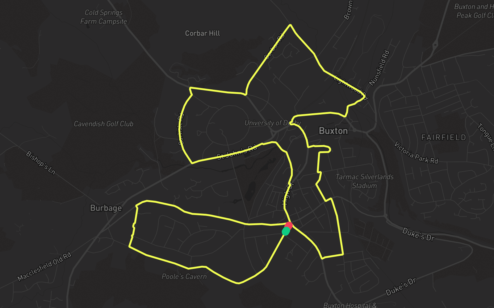Route 1 route map