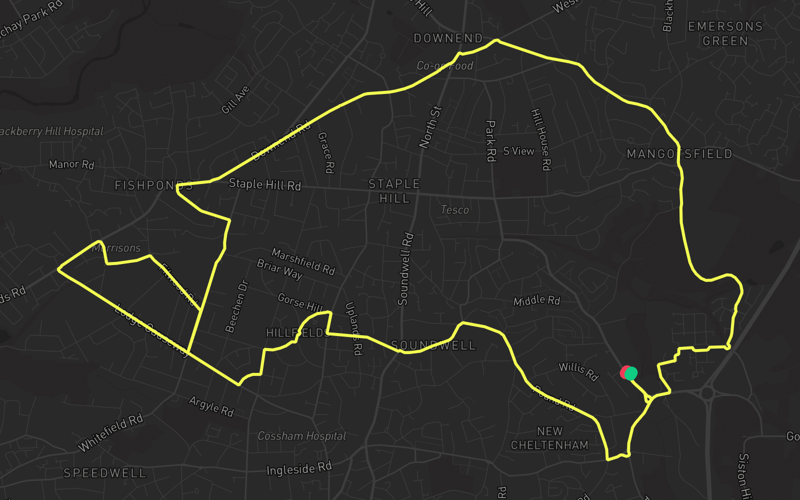 Route 2 route map