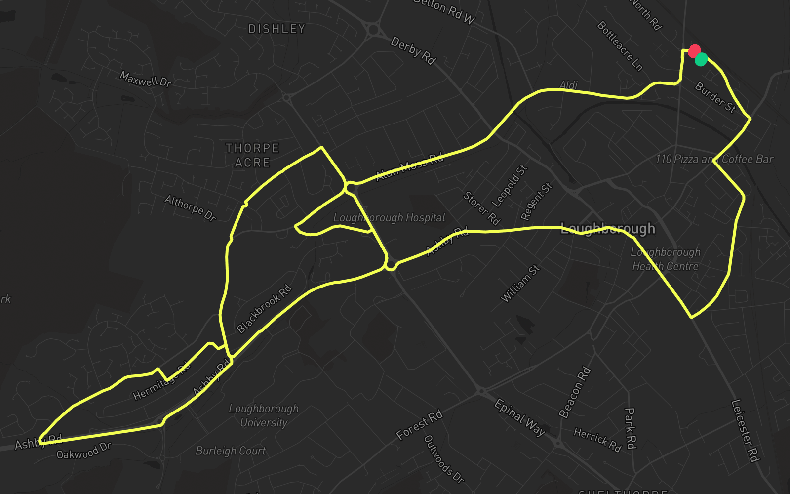 Route 5 route map