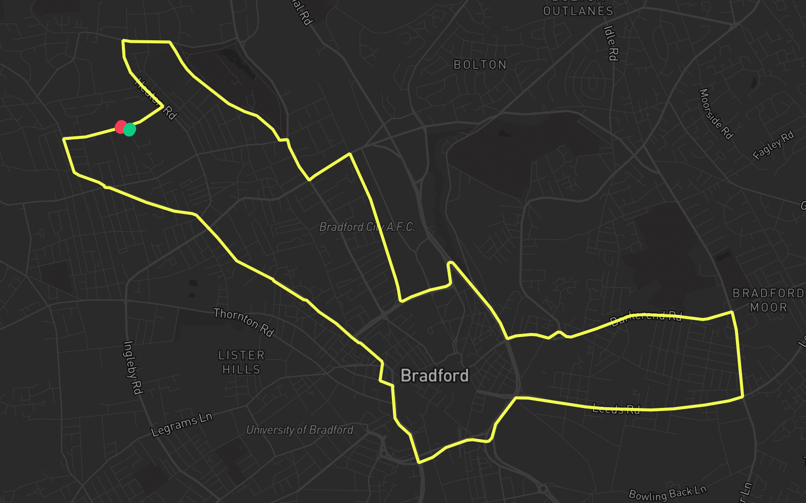 Route 5 route map