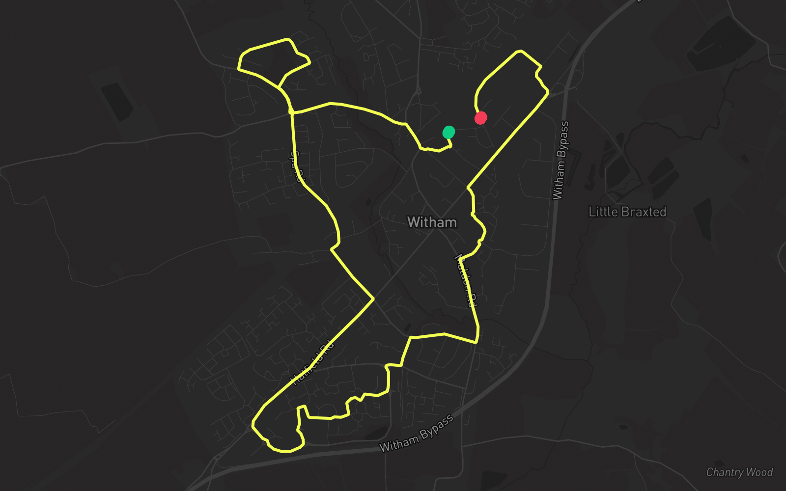 Route 5 route map
