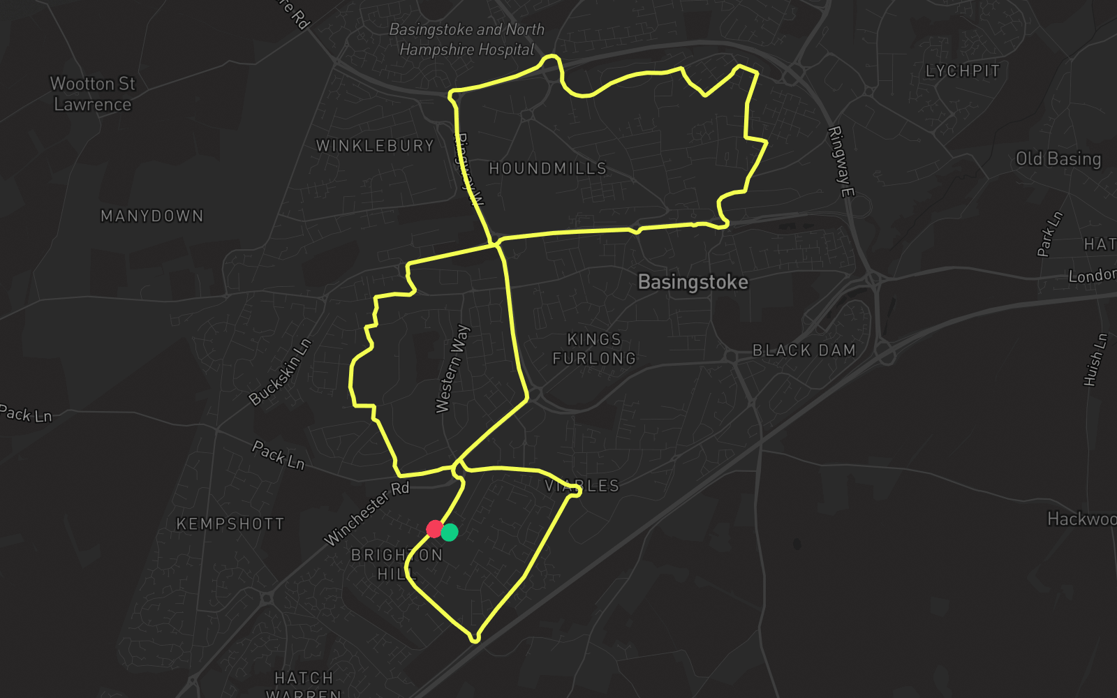 Route 4 route map
