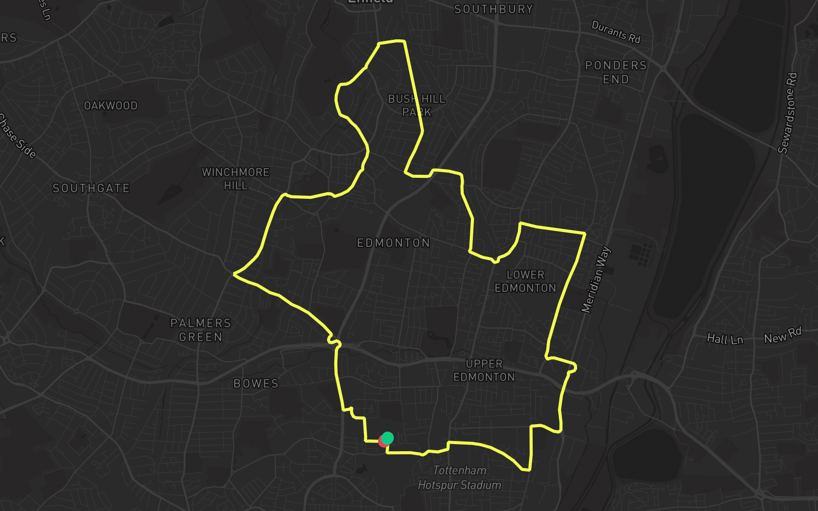 Route 4 route map