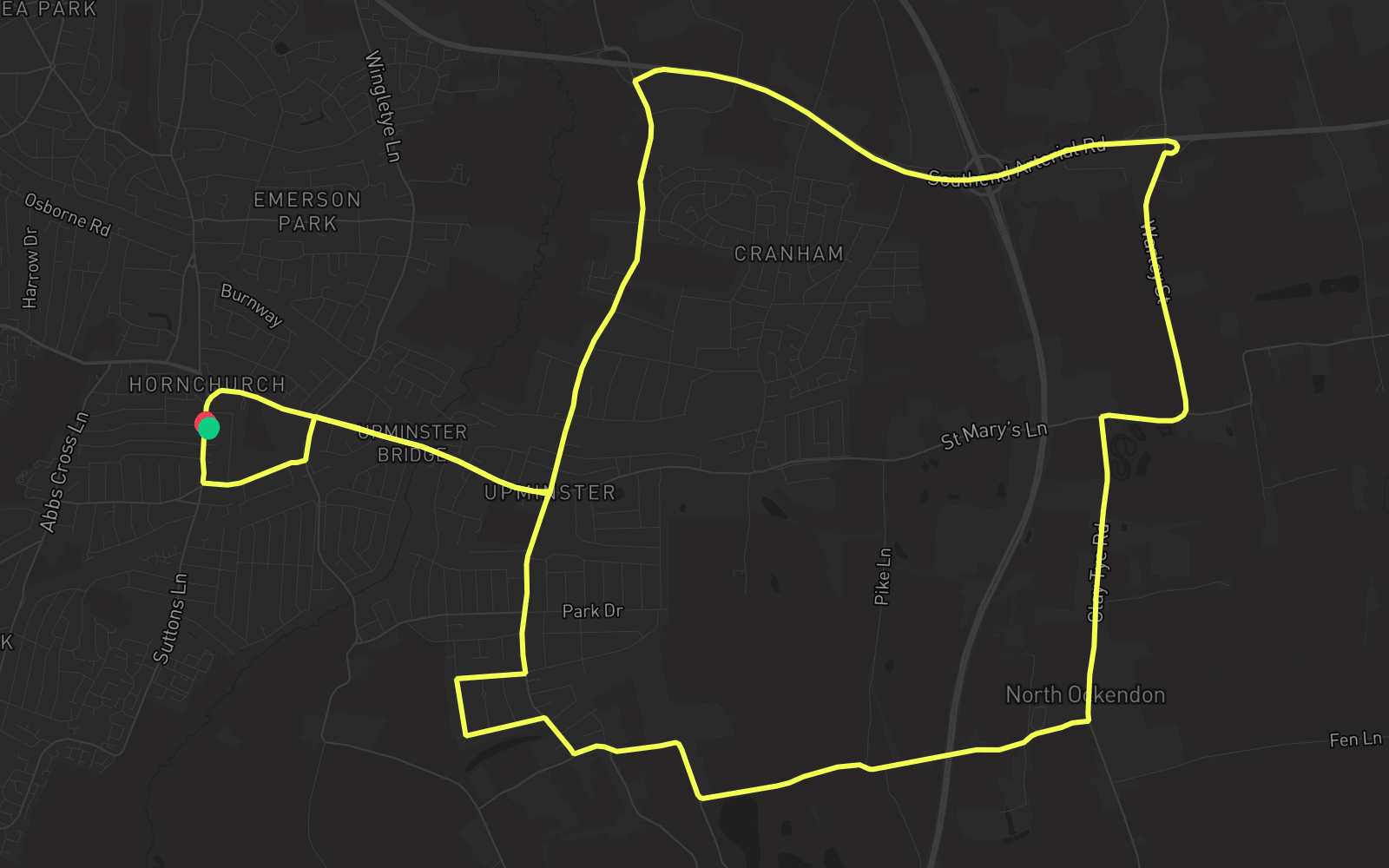 Route 2 route map