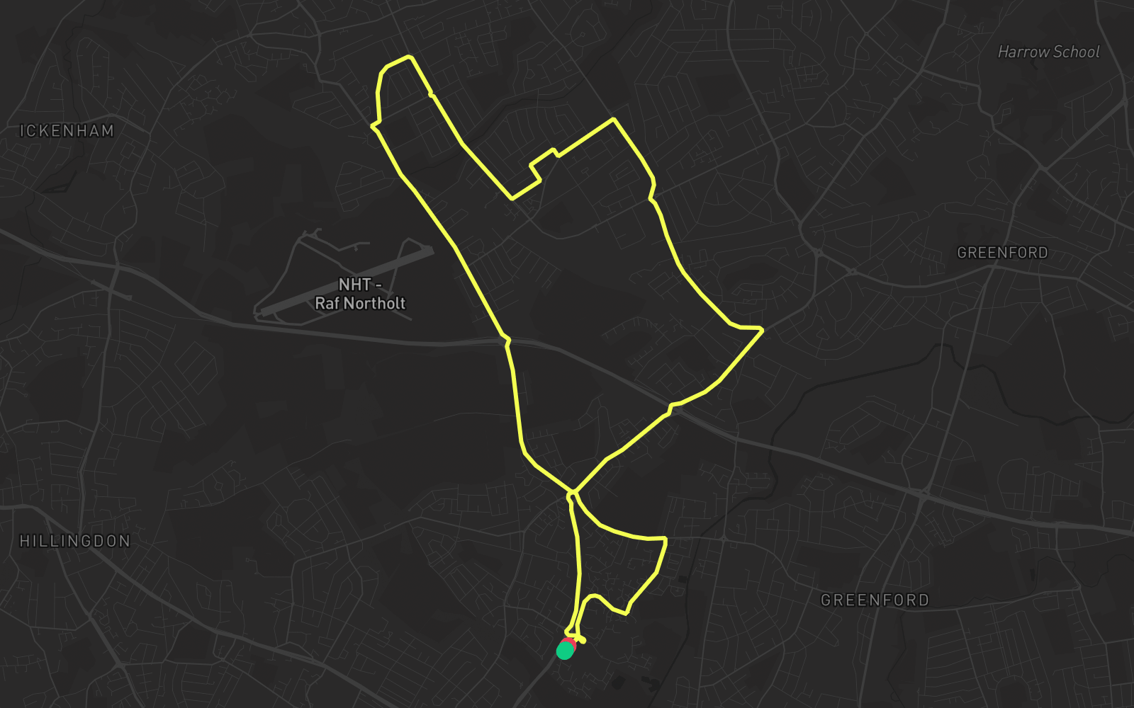 Route 1 route map