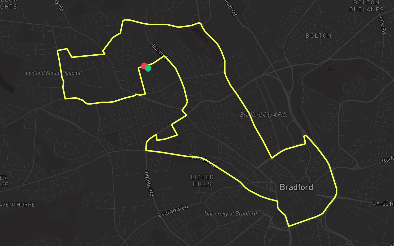 Route 1 route map
