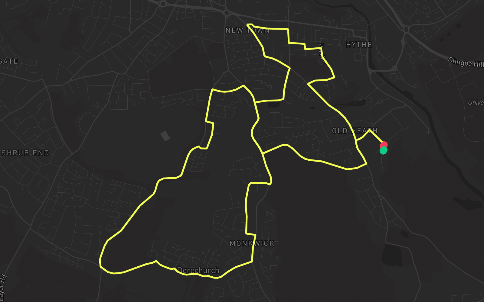 Route 5 route map