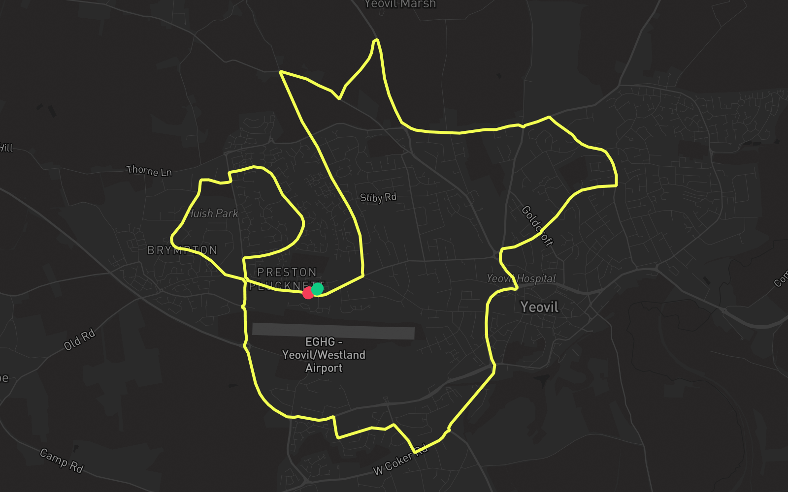 Route 5 route map