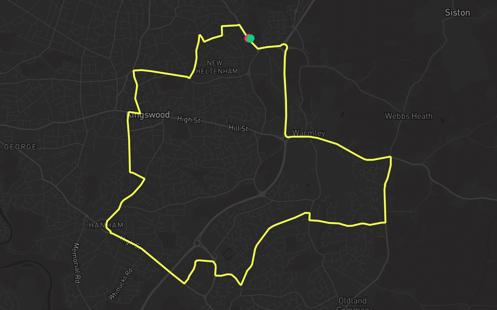 Route 4 route map